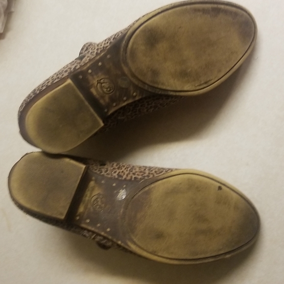 Lucky Brand Leopard print Suede Booties size 11 W - Picture 7 of 12